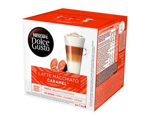 Кофе в капсулах Dolce Gusto Latte Macchiato Caramel, 16 капсул