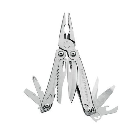 Мультитул Leatherman Sidekick + карабин, 14 функций, чёрный нейлоновый чехол (831439) | Multitool-Leatherman.Ru