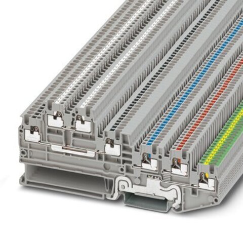 PTIO 1,5/S/5-PE/U-BK/O-WH-Клеммный модуль для подключения датчиков и исполнительных элементов