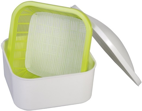 Проращиватель Здоровья Клад (для микрозелени) бело-салатовый