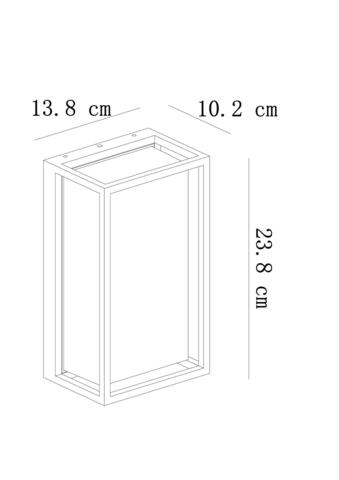 Уличный настенный светильник Arte Lamp MARFIK A2322AL-1BK