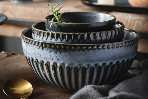 Салатник 600мл Home & Style Black Kitchen