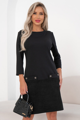 Платье Невада (черный) Р11-1149 Nikol