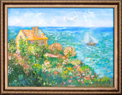 Картина маслом на холсте Тихая гавань