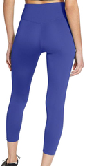 Леггинсы Nike Dri-Fit One Mid-Rise CRP Tight - lapis/white