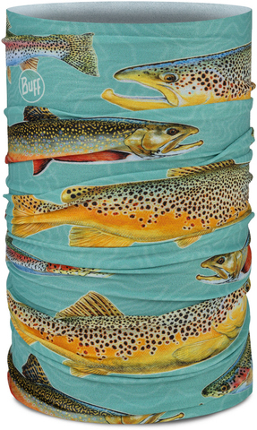 Бандана-труба летняя Buff Coolnet UV+ Trout Multi фото 1