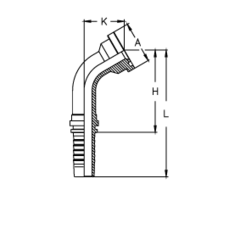 Фитинг DN 20 SFL 1 44.5 (60) CS