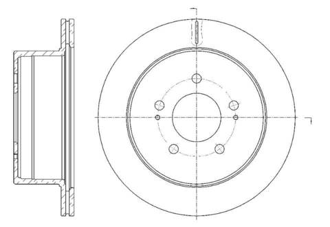 Диск тормозной вентилируемый G-brake  GR-20529