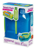 Набор Snack: контейнер и бутылка 475мл, артикул 1596, производитель - Sistema, фото 2
