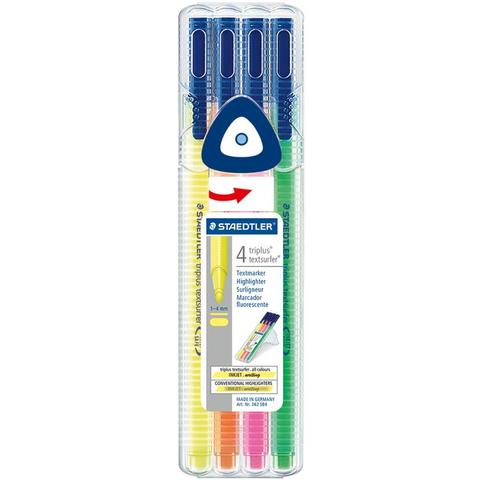 Набор текстовыделителей Triplus Textsurfer Highlighters  - 4шт