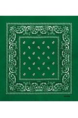 Бандана изумрудная пейсли огурцы