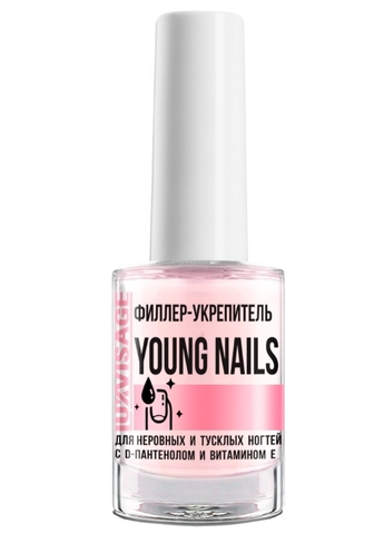 Средство по уходу за ногтями Филлер-укрепитель LUXVISAGE YOUNG NAILS 9г (Lux Visage)