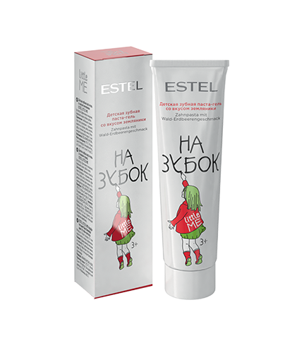 ESTEL LITTLE ME Детская зубная паста-гель со вкусом земляники, 60 мл