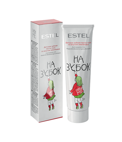 ESTEL LITTLE ME Детская зубная паста-гель со вкусом земляники, 60 мл