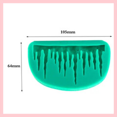 0624 Молд силиконовый Сосульки