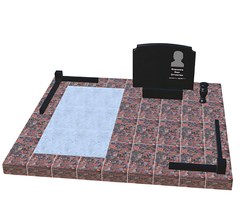 Готовое ритуальное сооружение 2,7м*2,4м (под ключ)