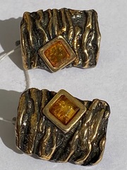 Друя (серьги из серебра)