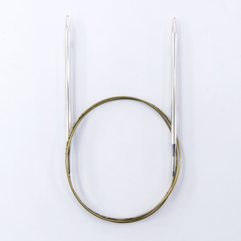 Спицы металлические круговые супергладкие ADDI CLASSIC  №5.5  100 см