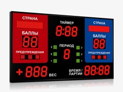 Табло для греко-римской и вольной борьбы Импульс 713-D13x15-L2xS8x32xP10-S12-P1