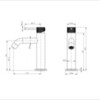 WONZON & WOGHAND WW-H1061-MB Смеситель для раковины, черный матовый