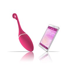 Розовый тренажер Кегеля с вибрацией Irena I App Controlled VIbrator - 