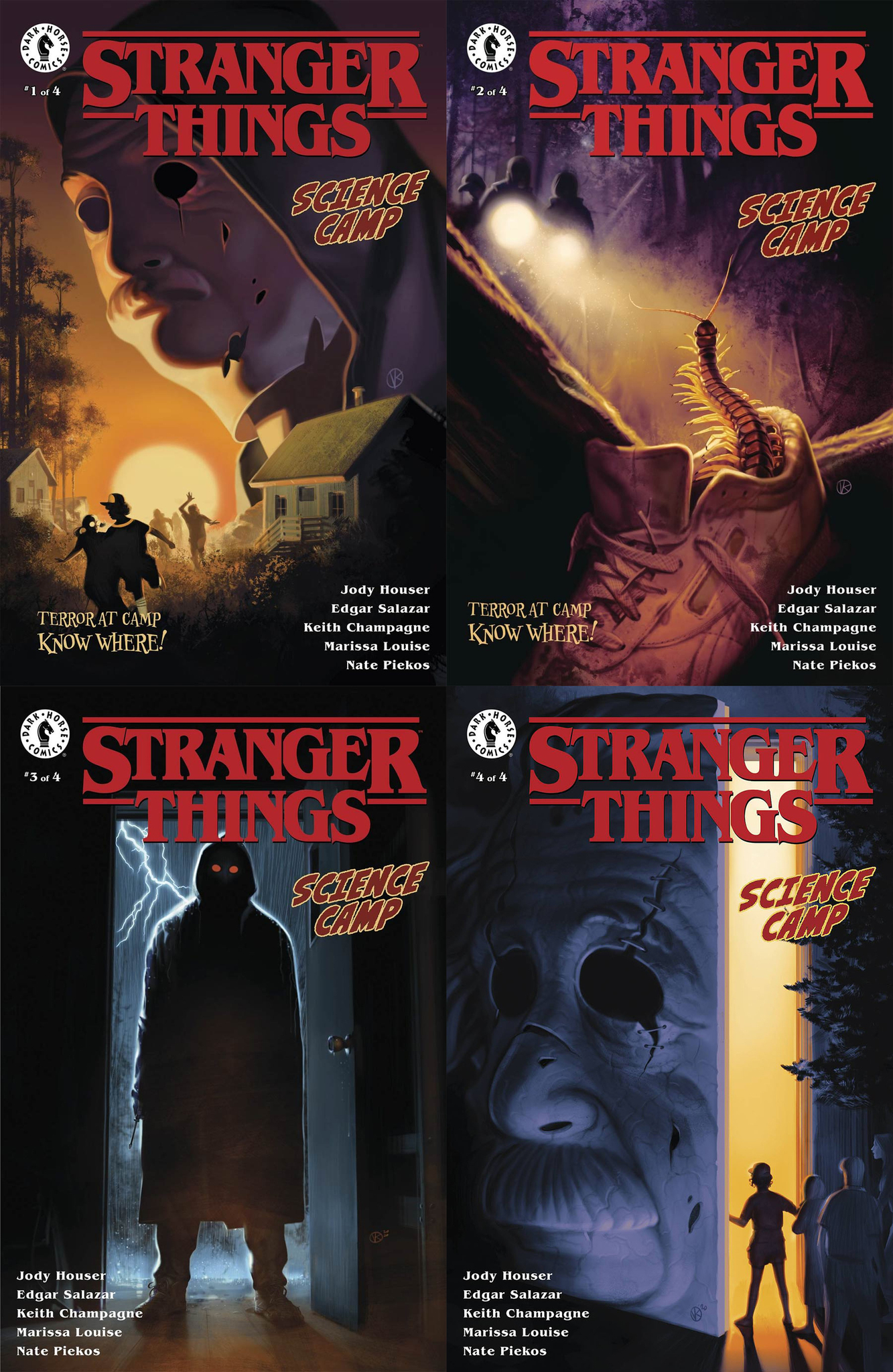 Stranger Things Science Class Комплект синглов Stranger Things Science Camp (#1-4) (Cover A) – купить ...