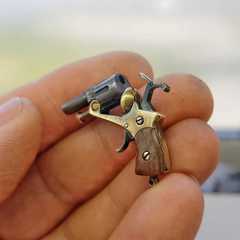 Miniature 2mm pinfire revolver