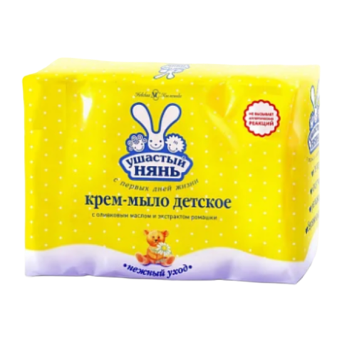 Крем-мыло 100г Ушастый нянь Ромашка