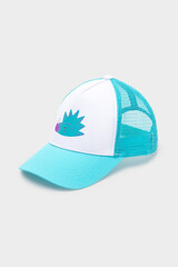 кепка  для мальчика  ТК 80079/белый,изумруд