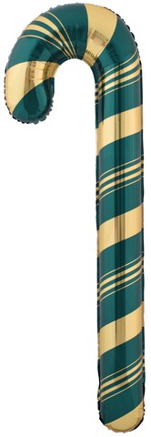 К Фигура, Леденец трость, Зеленый/Золото, 29