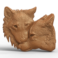 Силиконовый молд № 533 Волки