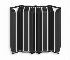 Накладки для плинтуса Идеал Дюра напольный округлый 80мм 093 Графит (2 набора из 8 элементов) во флоупаке