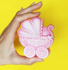 Форма для шоколада пластиковая Коляска