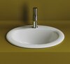 Ceramica Nova Sun CN6080 Раковина встраиваемая сверху овальная с отверстием перелива, 51.5x45.5