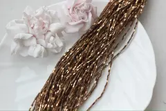 Гематит синтетический, прямоугольные бусины, 4*2 мм, шоколад, 1 нить, ГМ068