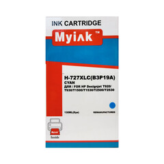Картридж MyInk 727XL (B3P19A) для HP DesignJet T1500, T2500, T920 Cyan