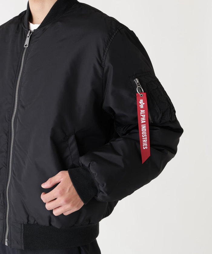 Бомбер Alpha Industries MA-1 Oxford Logo Black (Черный) - купить