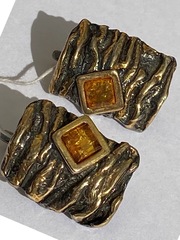 Друя (серьги из серебра)
