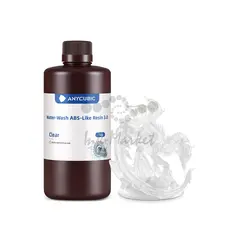 Фотополимерная смола Anycubic Water-Wash ABS-Like Resin 3.0, прозрачная, 1 кг, SSXAB3CL