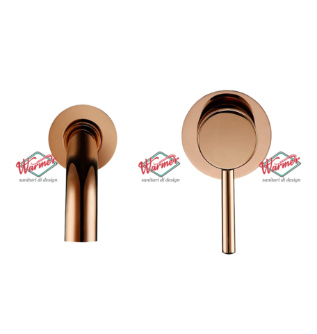 Встраиваемый смеситель для ванной  Warmer Rose Gold Line 150070
