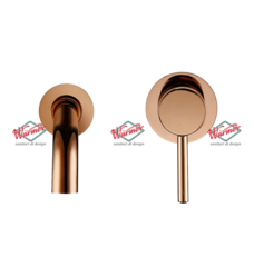 Встраиваемый смеситель для ванной  Warmer Rose Gold Line 150070