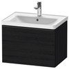 Duravit D-Neo Тумбочка подвесная 440x634x452, 1 ящик, цвет: Black Oak DE425401616