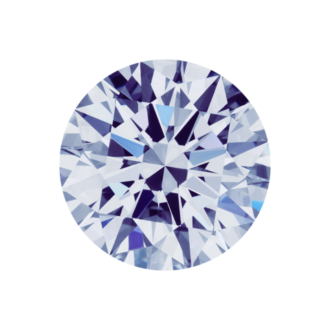 Муассанит Лондон "Бриллиантовая огранка" 6,5 мм