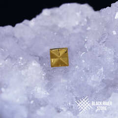 Square Geometry PVD Yellow-