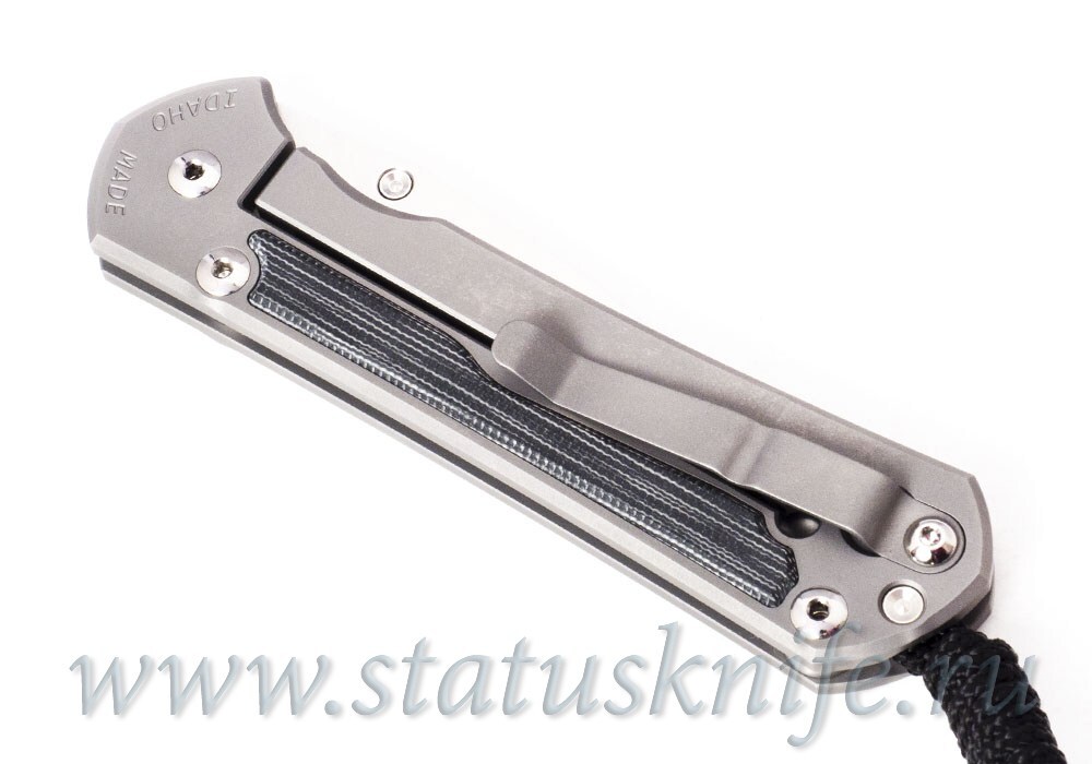 Нож Chris Reeve Sebenza Large 31 Black Canvas Micarta