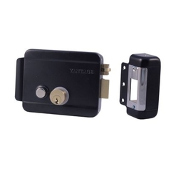 Замок электромеханический VE042BL L (черный)