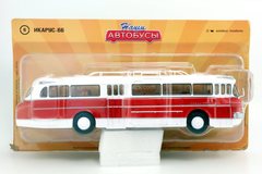 Ikarus 66 white-red 1:43 Modimio Our Buses #6