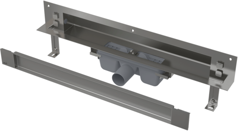 Spa - Дренажная система для монтажа в стену (Под кладку плитки), арт. APZ5-TWIN-650 AlcaPlast