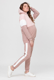 Спортивный костюм для беременных и кормящих 12352 пыльный беж