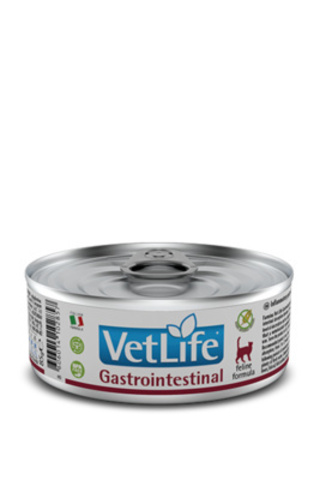 Farmina Vet Life Natural Diet Gastrointestinal консервы для кошек при заболеваниях ЖКТ (паштет) 85г